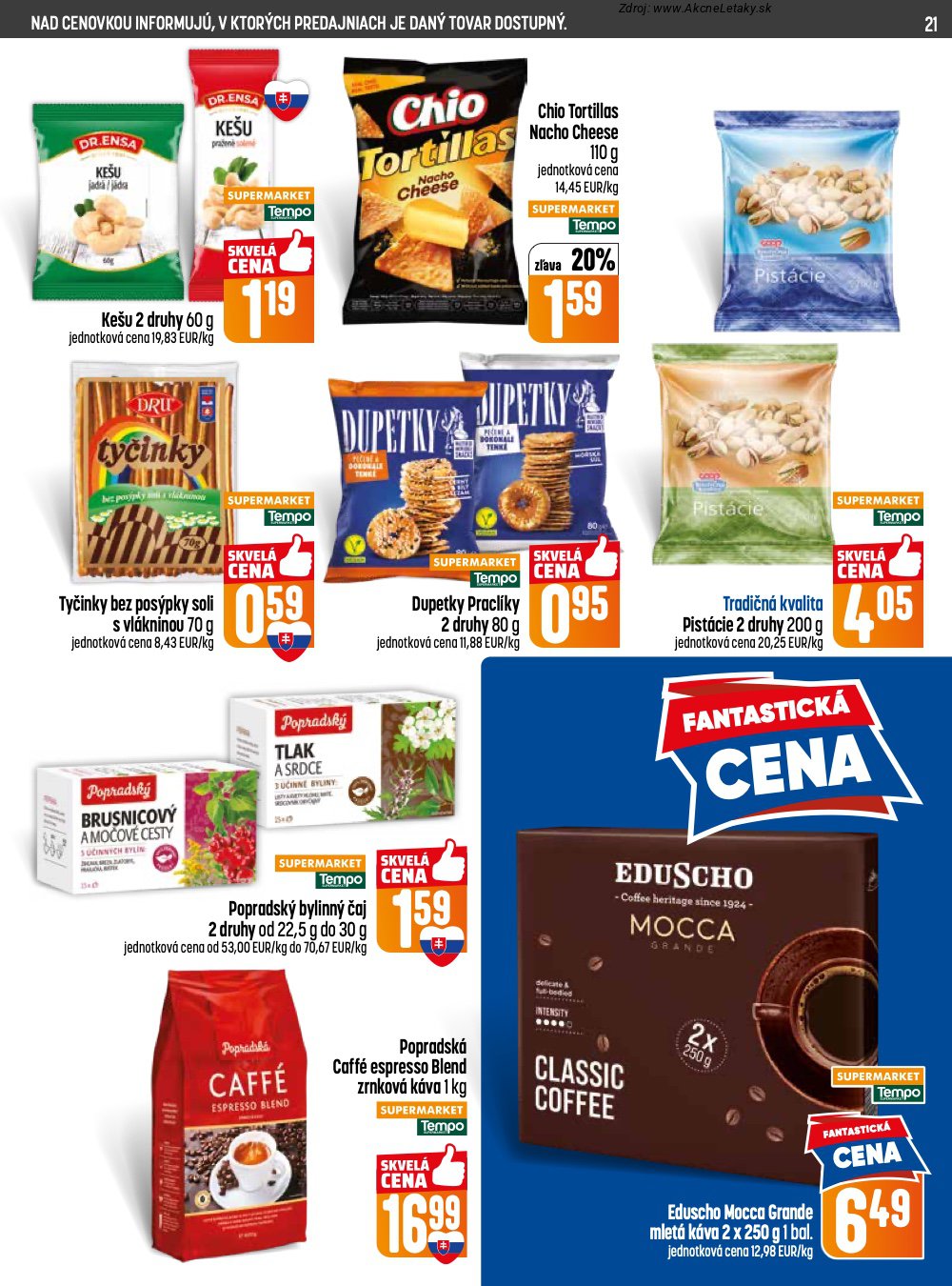 Leták COOP Jednota (14. 5. - 20. 5. 2026) - strana 21 z 28