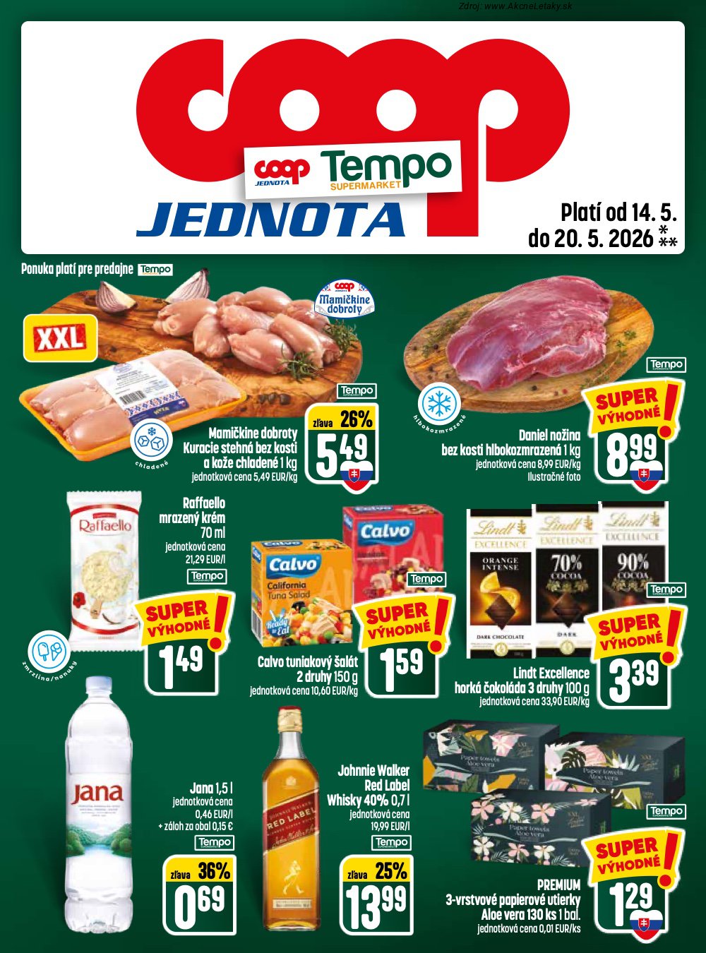Leták COOP Jednota (14. 5. - 20. 5. 2026) - strana 25 z 28