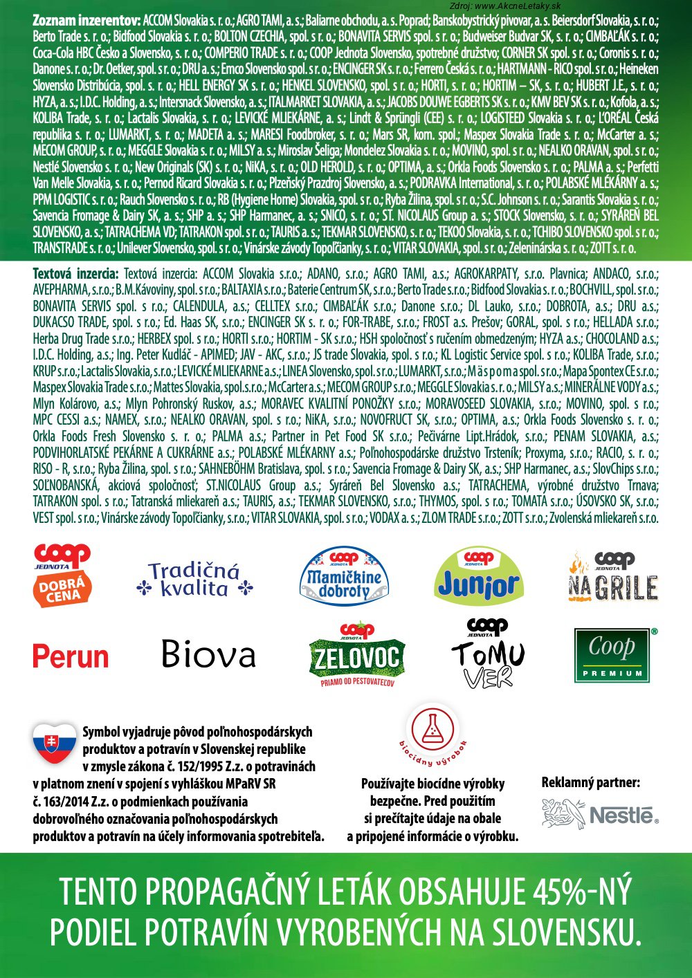 Leták COOP Jednota - strana 60