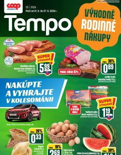 Leták COOP Jednota 21. 5. - 27. 5. 2026 Tempo