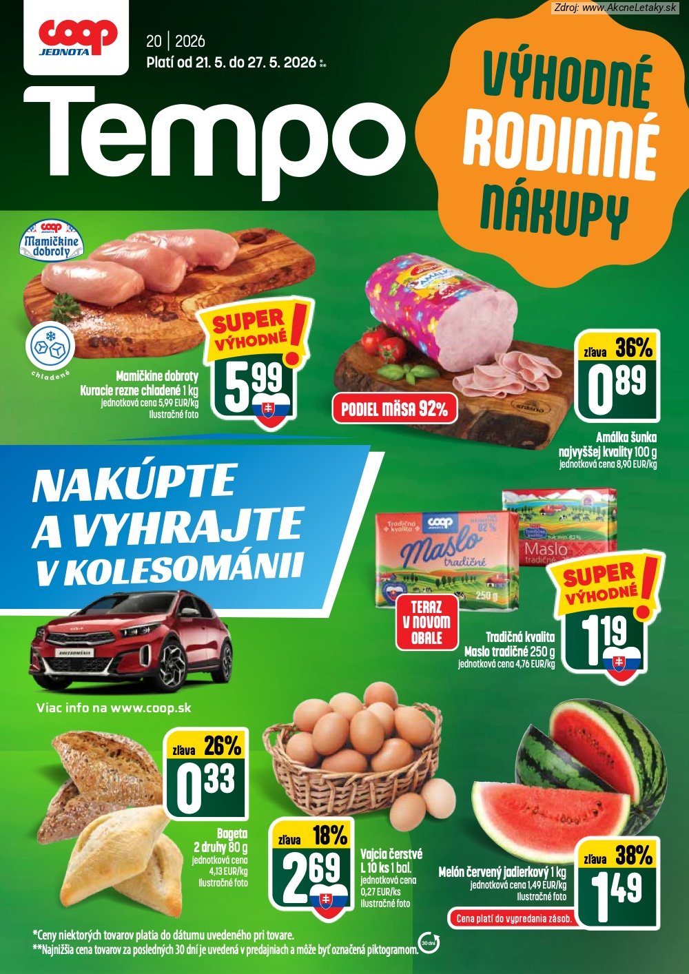 Leták COOP Jednota (21. 5. - 27. 5. 2026) - strana 1 z 60