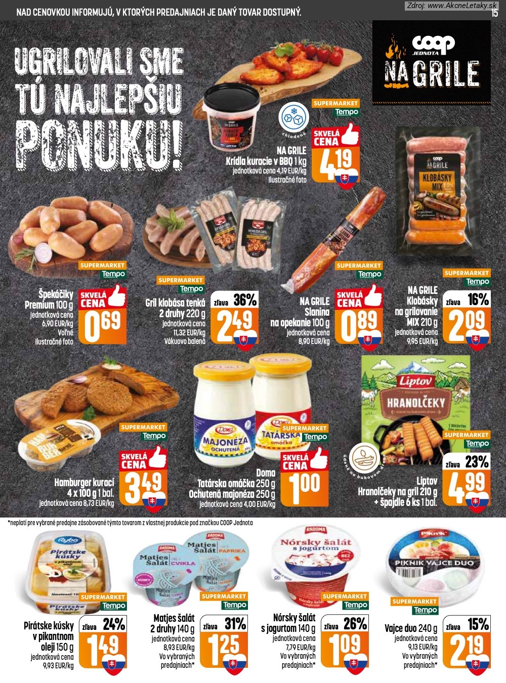 Leták COOP Jednota (21. 5. - 27. 5. 2026) - strana 15 z 28