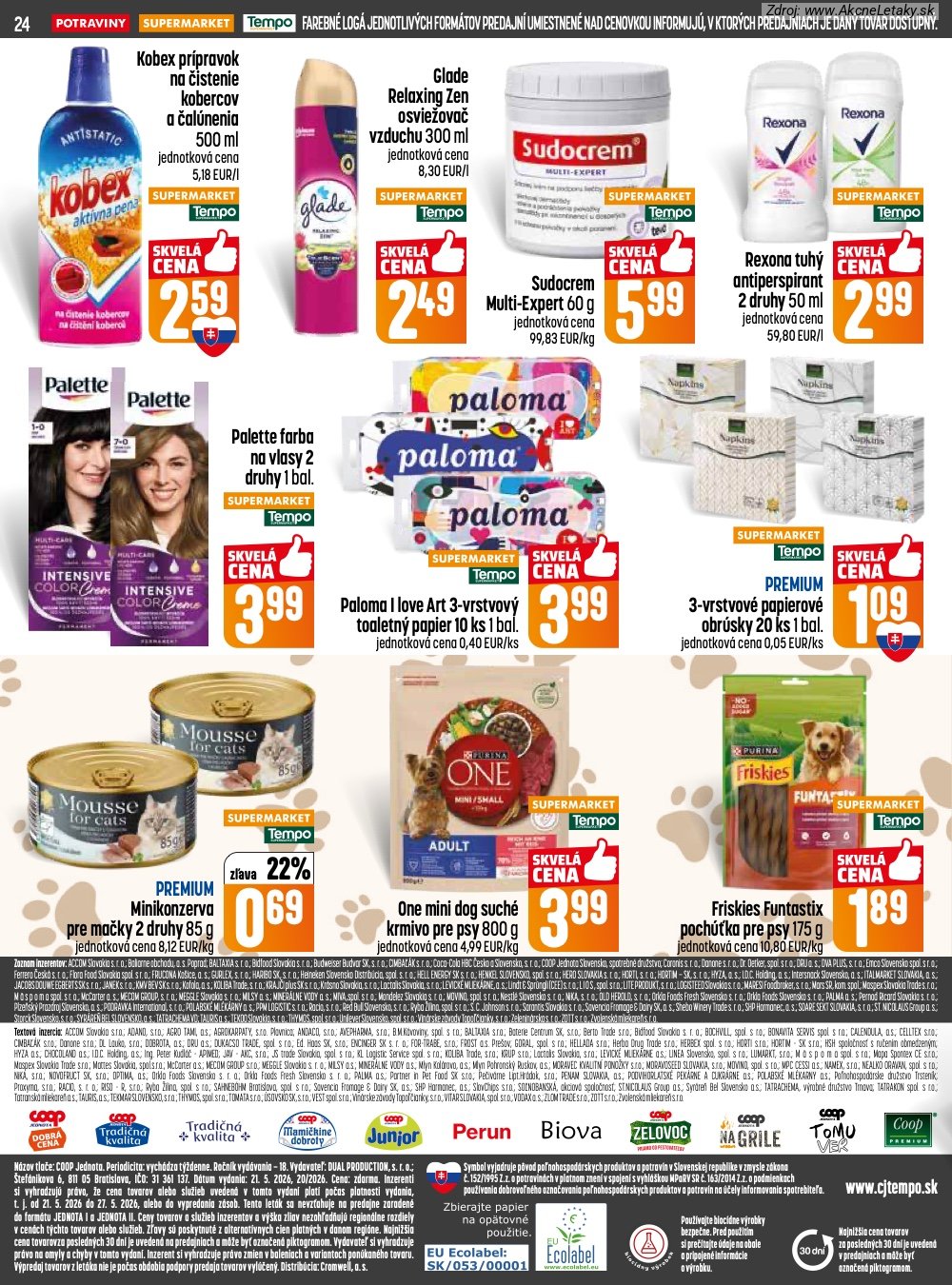 Leták COOP Jednota (21. 5. - 27. 5. 2026) - strana 24 z 28