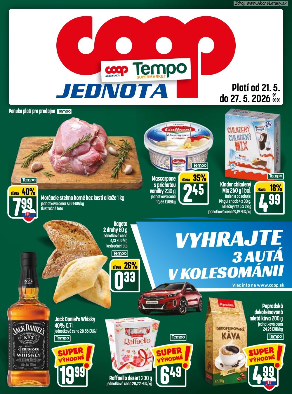 Leták COOP Jednota (21. 5. - 27. 5. 2026) - strana 25 z 28