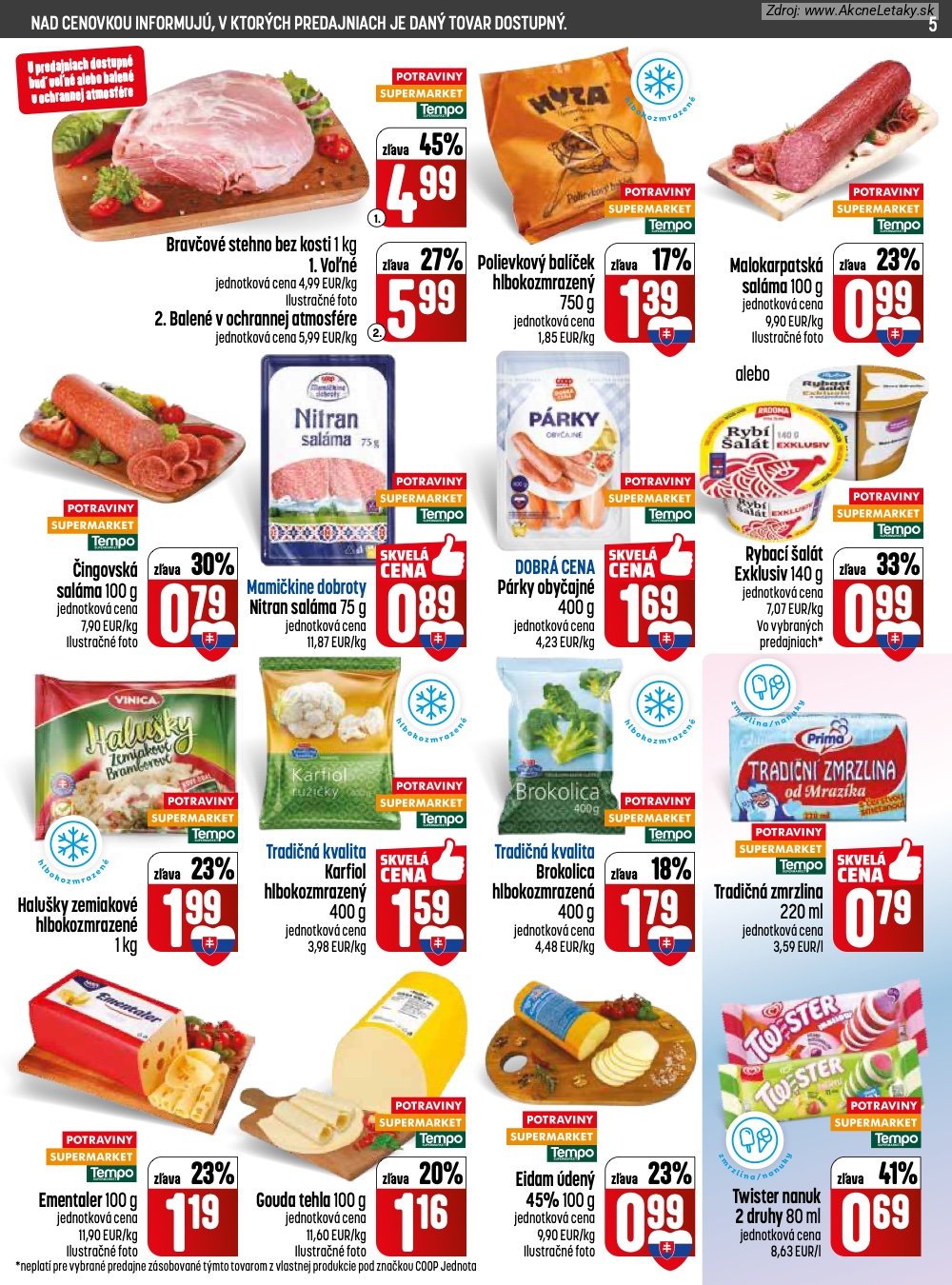 Leták COOP Jednota (21. 5. - 27. 5. 2026) - strana 5 z 28