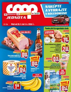 Leták COOP Jednota
