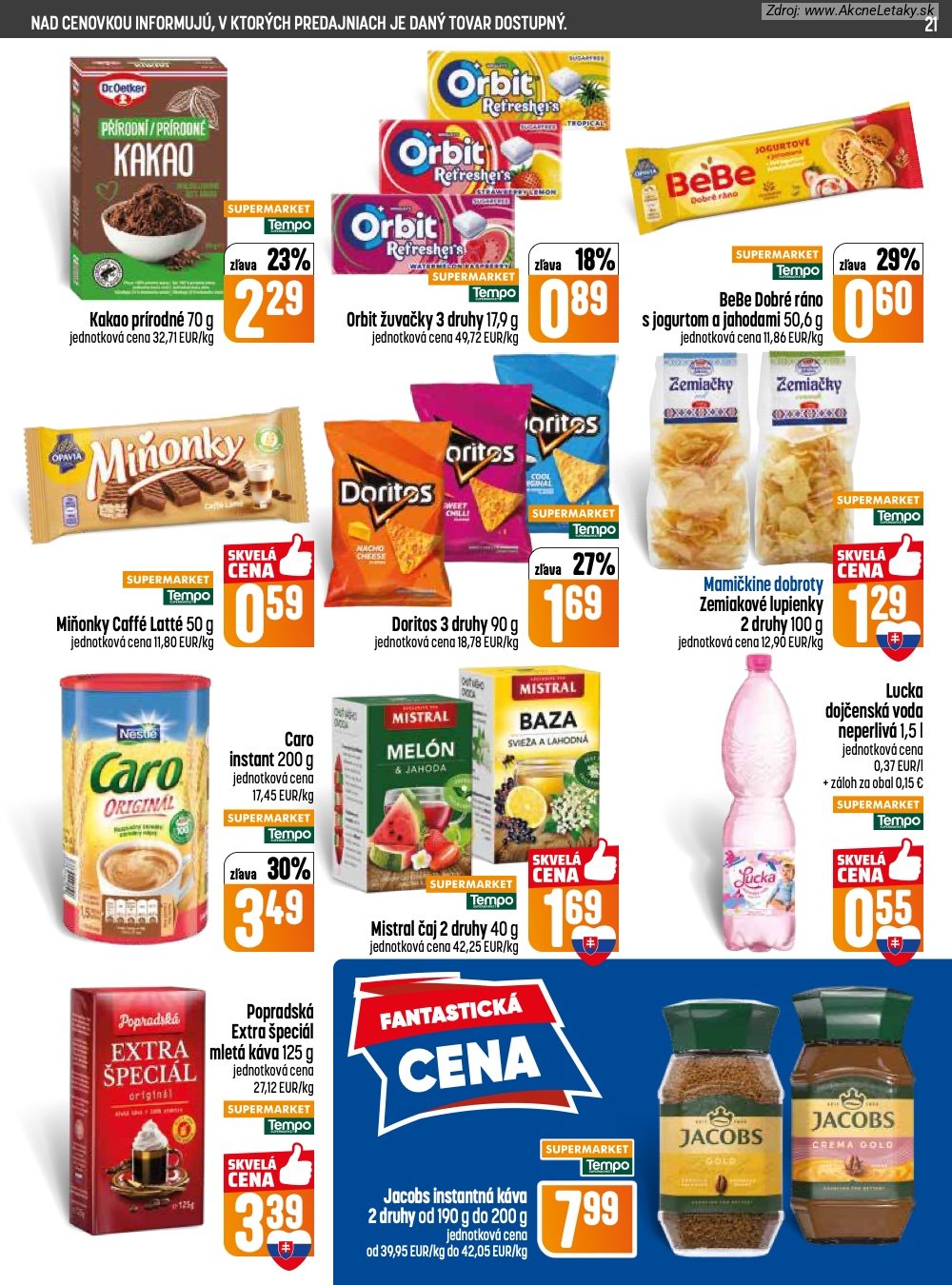 Leták COOP Jednota - strana 21