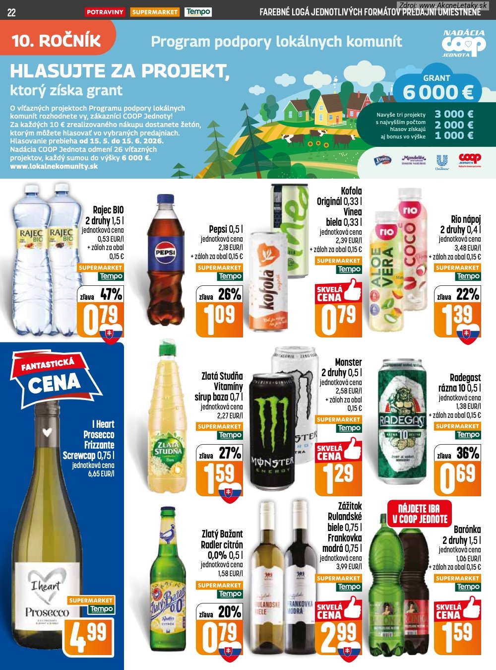 Leták COOP Jednota - strana 22