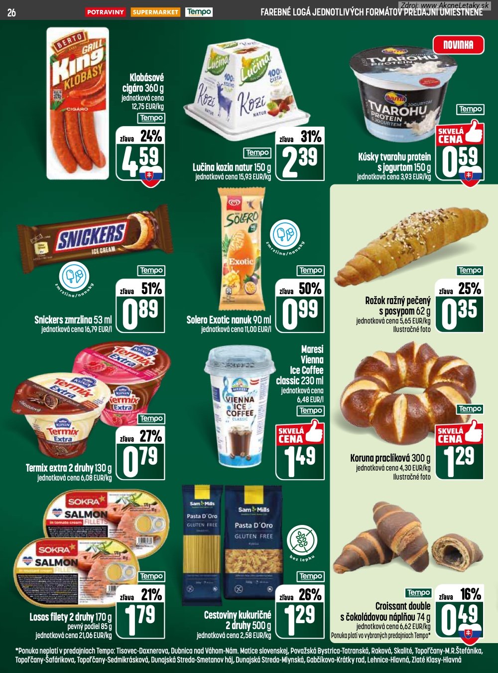 Leták COOP Jednota (28. 5. - 3. 6. 2026) - strana 26 z 28