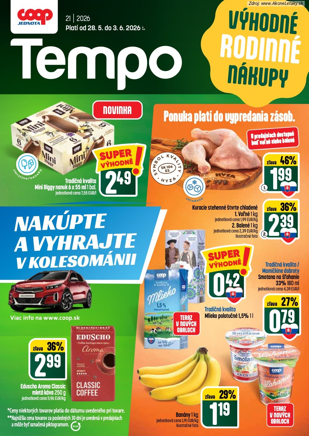 Leták COOP Jednota (28. 5. - 3. 6. 2026) - strana 1 z 60