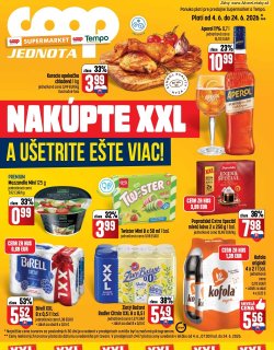 Leták COOP Jednota 4. 6. - 24. 6. 2026 Jednota