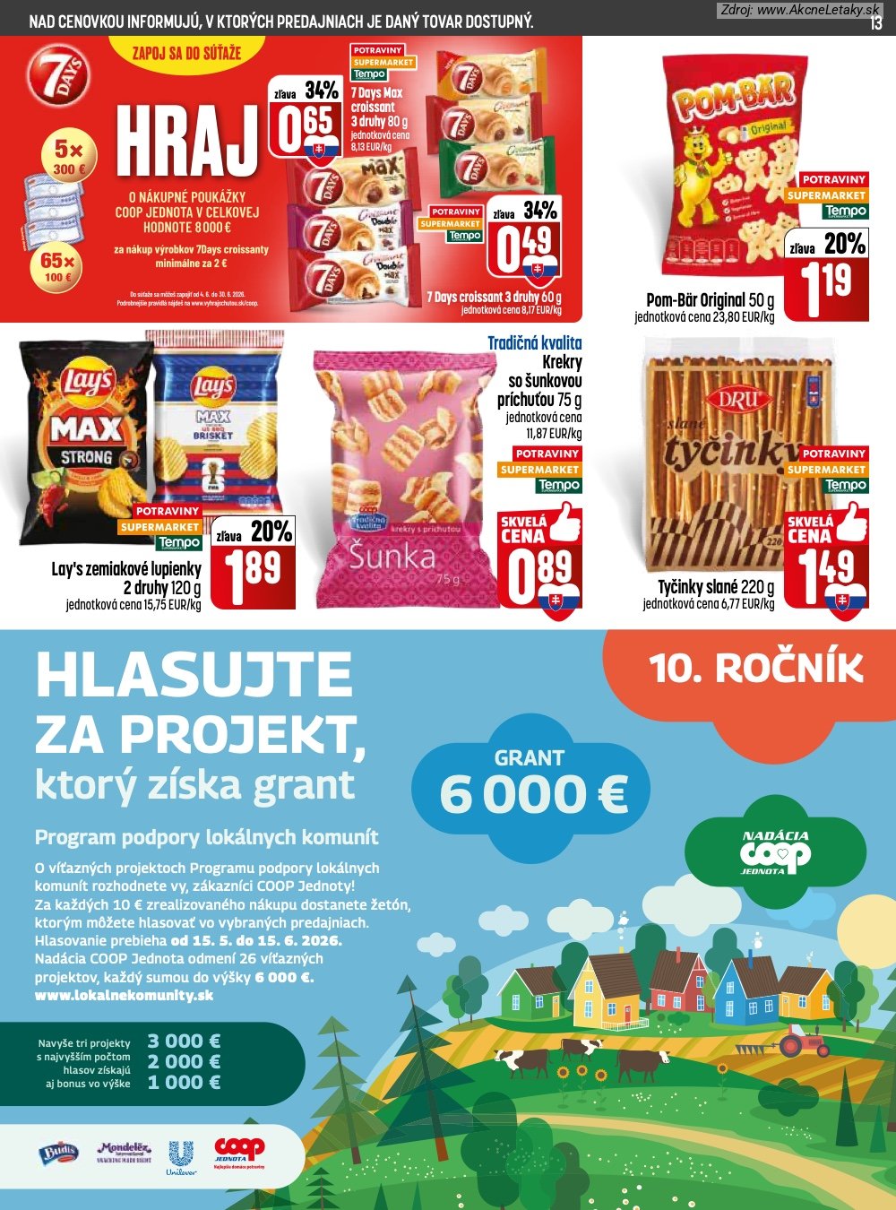 Leták COOP Jednota (4. 6. - 10. 6. 2026) - strana 13 z 32