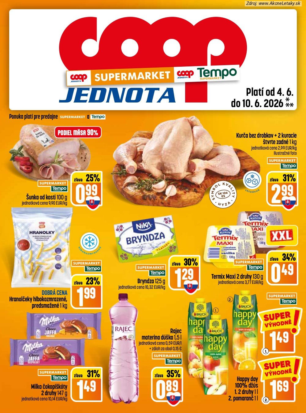 Leták COOP Jednota (4. 6. - 10. 6. 2026) - strana 17 z 32