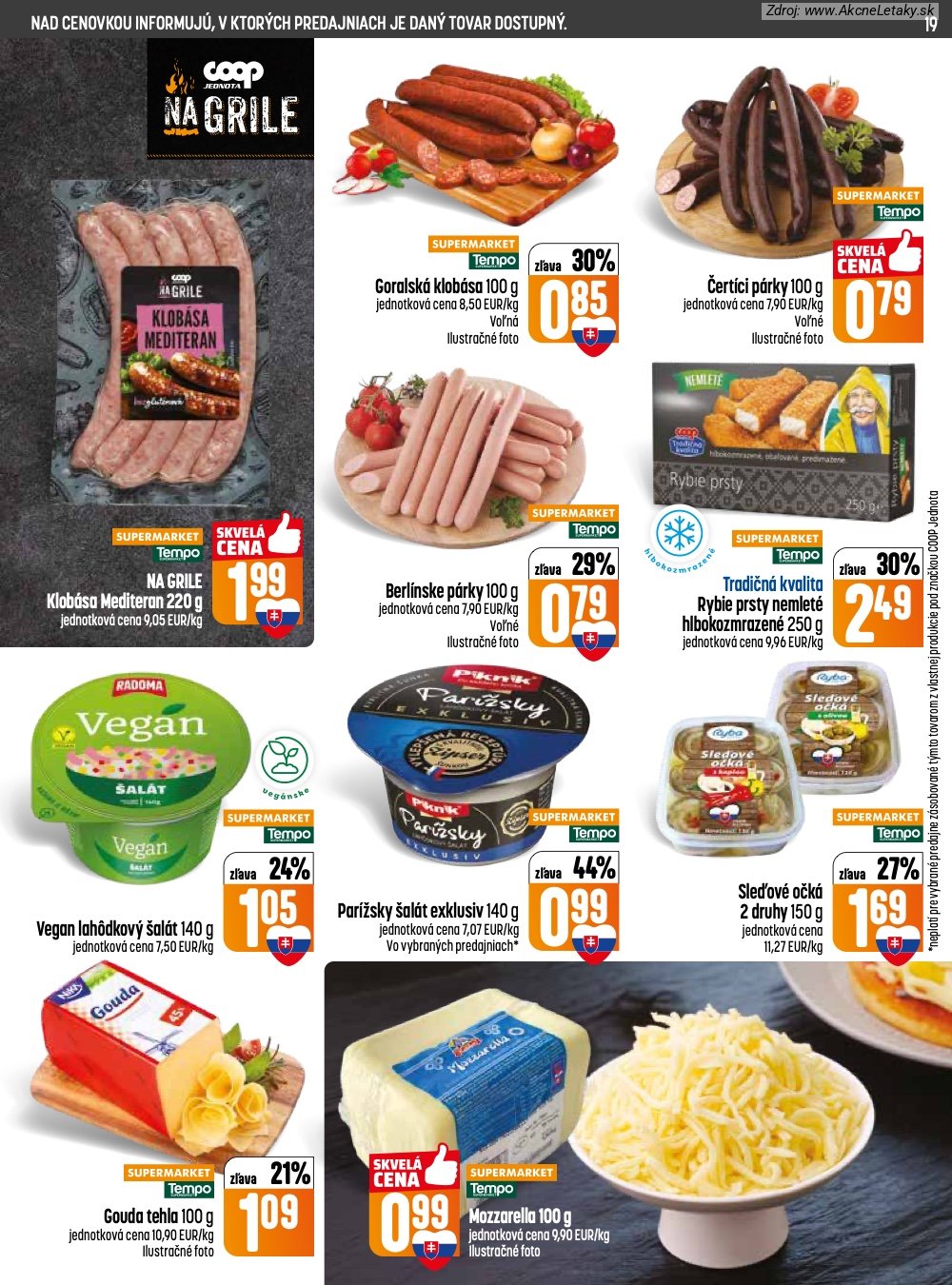 Leták COOP Jednota (4. 6. - 10. 6. 2026) - strana 19 z 32