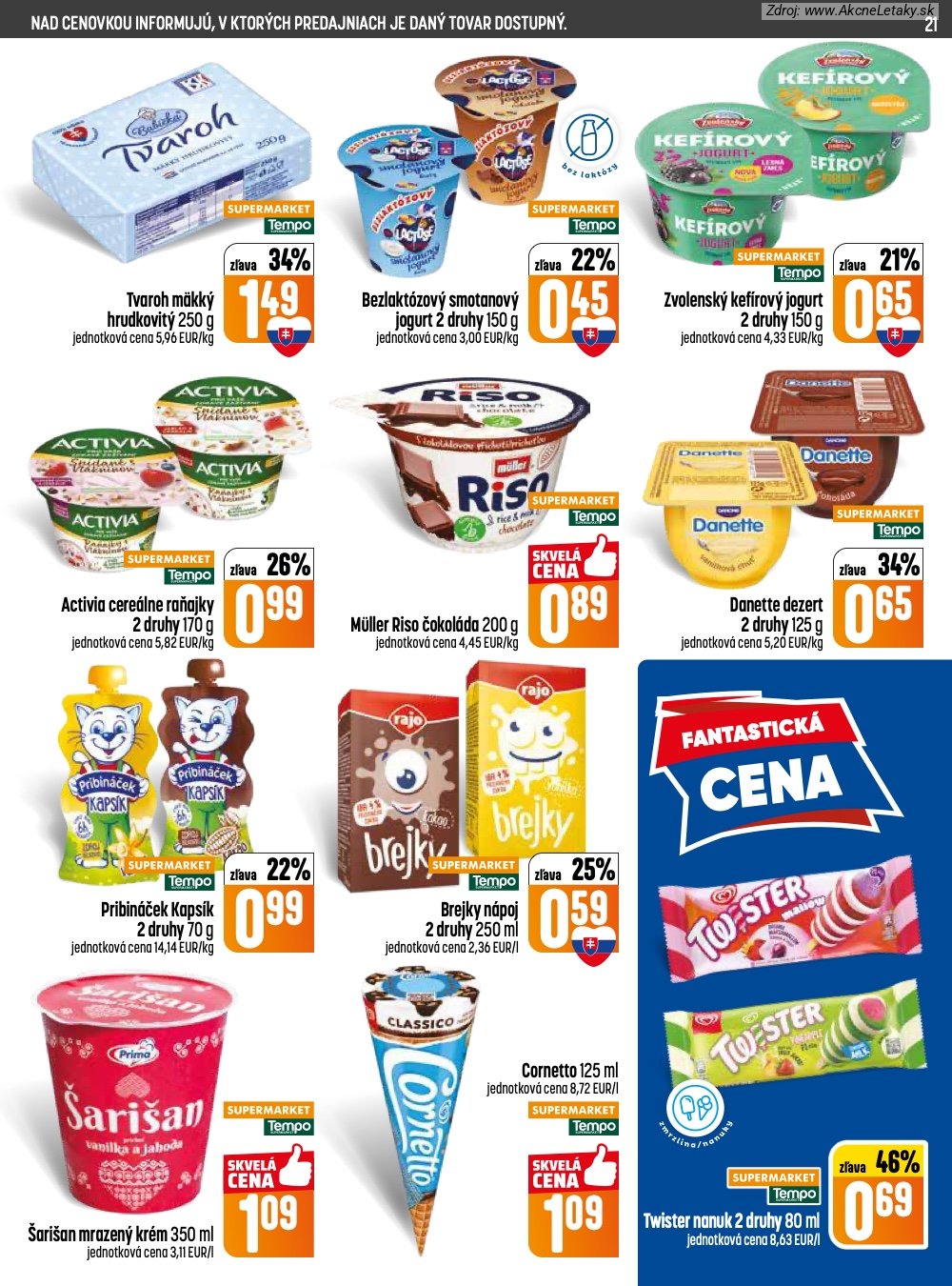 Leták COOP Jednota (4. 6. - 10. 6. 2026) - strana 21 z 32