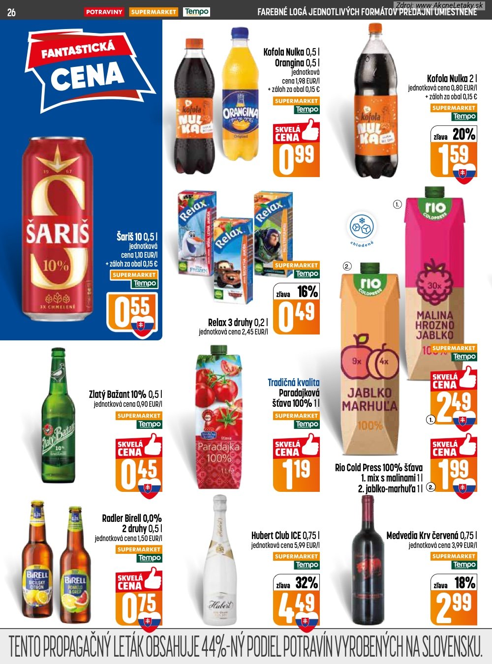 Leták COOP Jednota (4. 6. - 10. 6. 2026) - strana 26 z 32