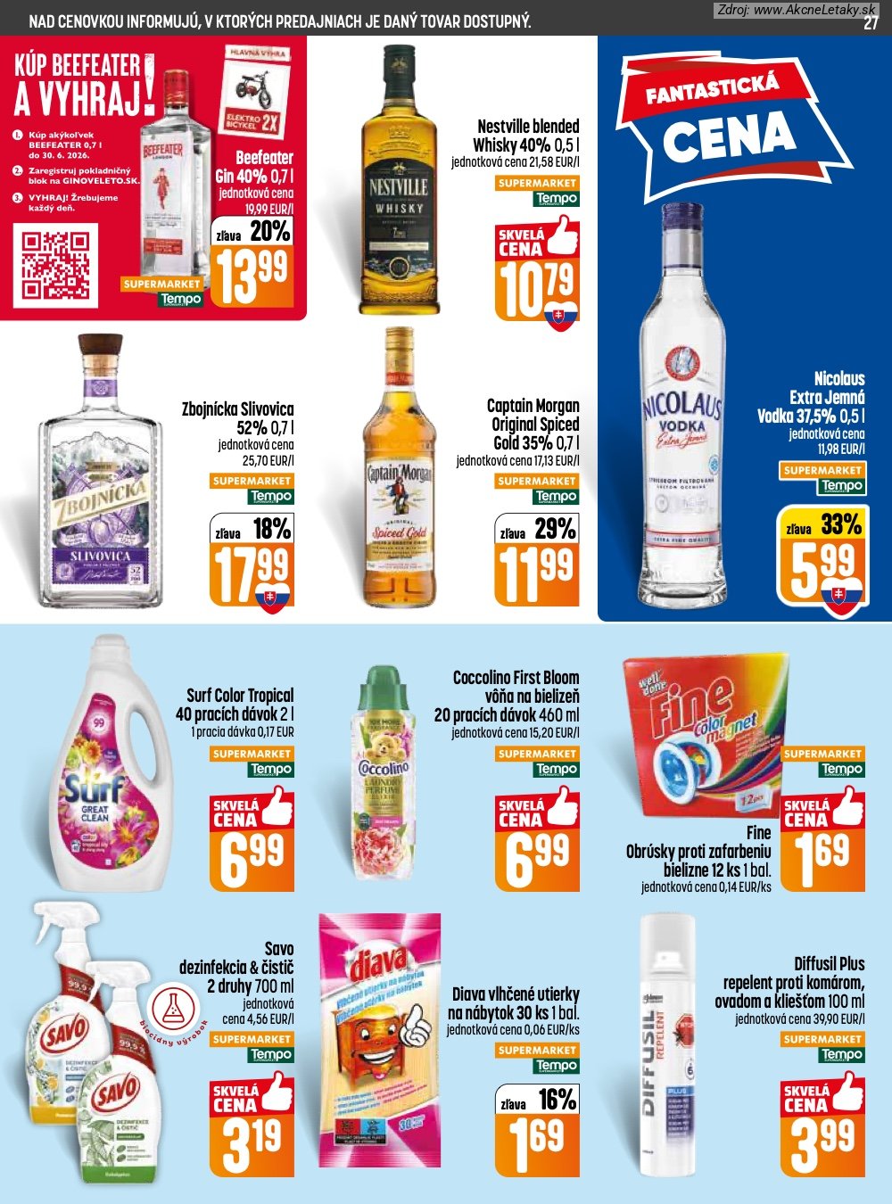 Leták COOP Jednota (4. 6. - 10. 6. 2026) - strana 27 z 32