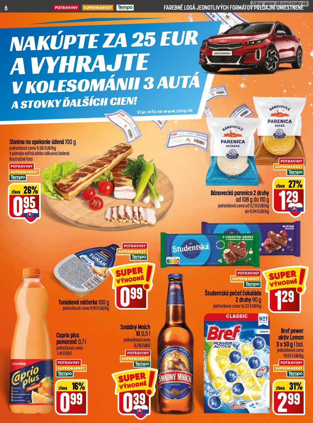 Leták COOP Jednota (4. 6. - 10. 6. 2026) - strana 6 z 32