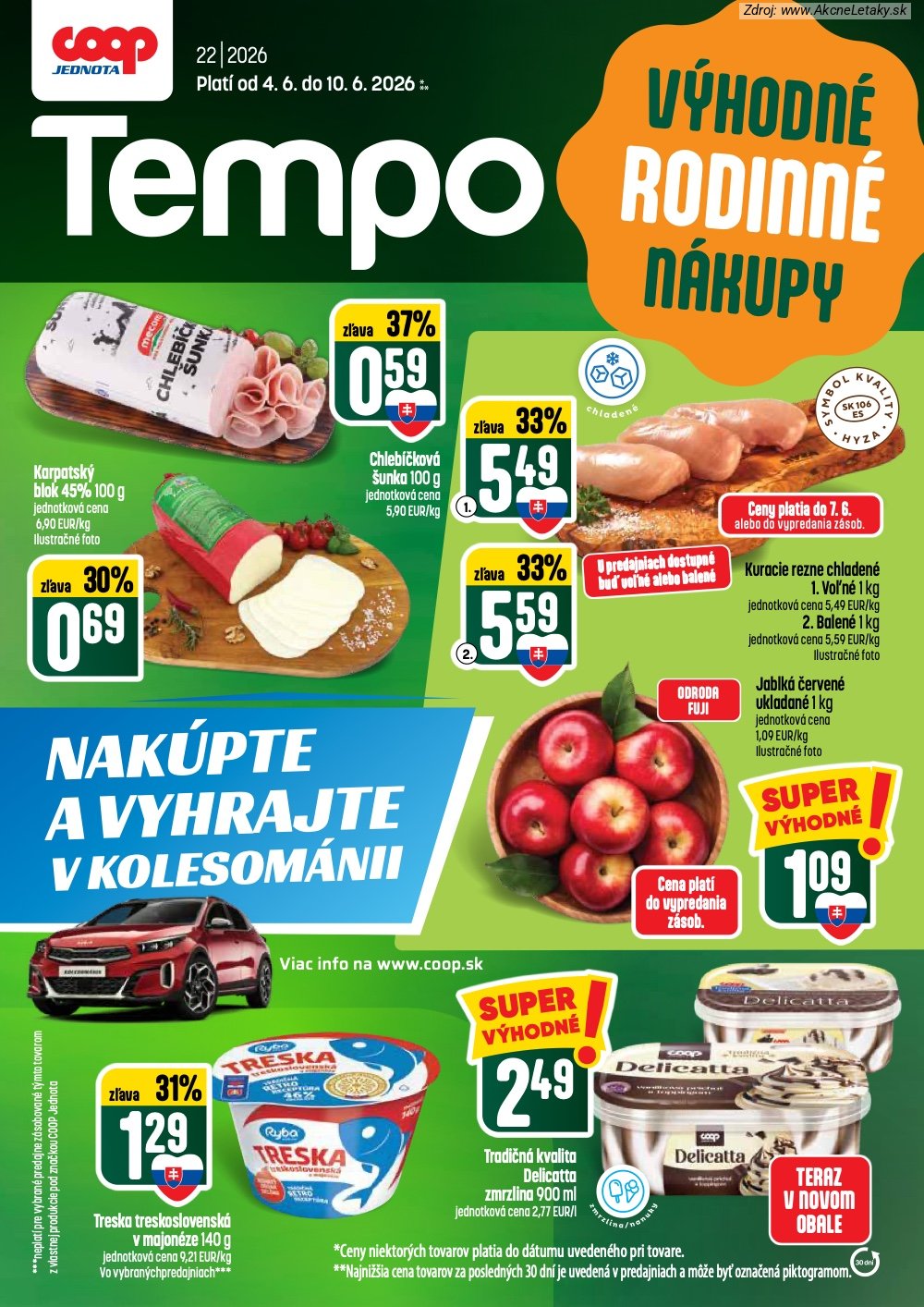 Leták COOP Jednota (4. 6. - 10. 6. 2026) - strana 1 z 62