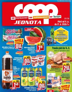 Leták COOP Jednota od 11. 6.
