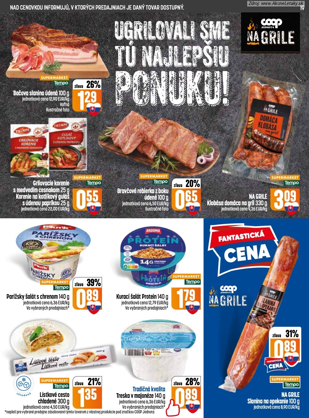 Leták COOP Jednota (11. 6. - 17. 6. 2026) - strana 19 z 32