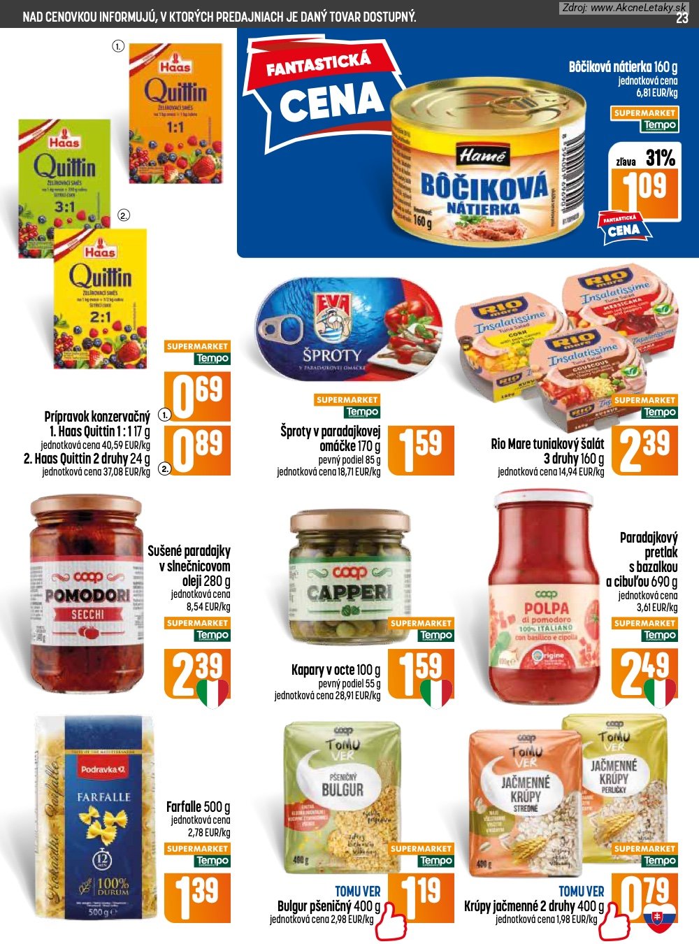 Leták COOP Jednota (11. 6. - 17. 6. 2026) - strana 23 z 32