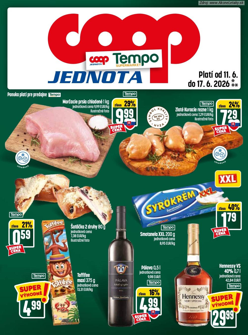 Leták COOP Jednota (11. 6. - 17. 6. 2026) - strana 29 z 32