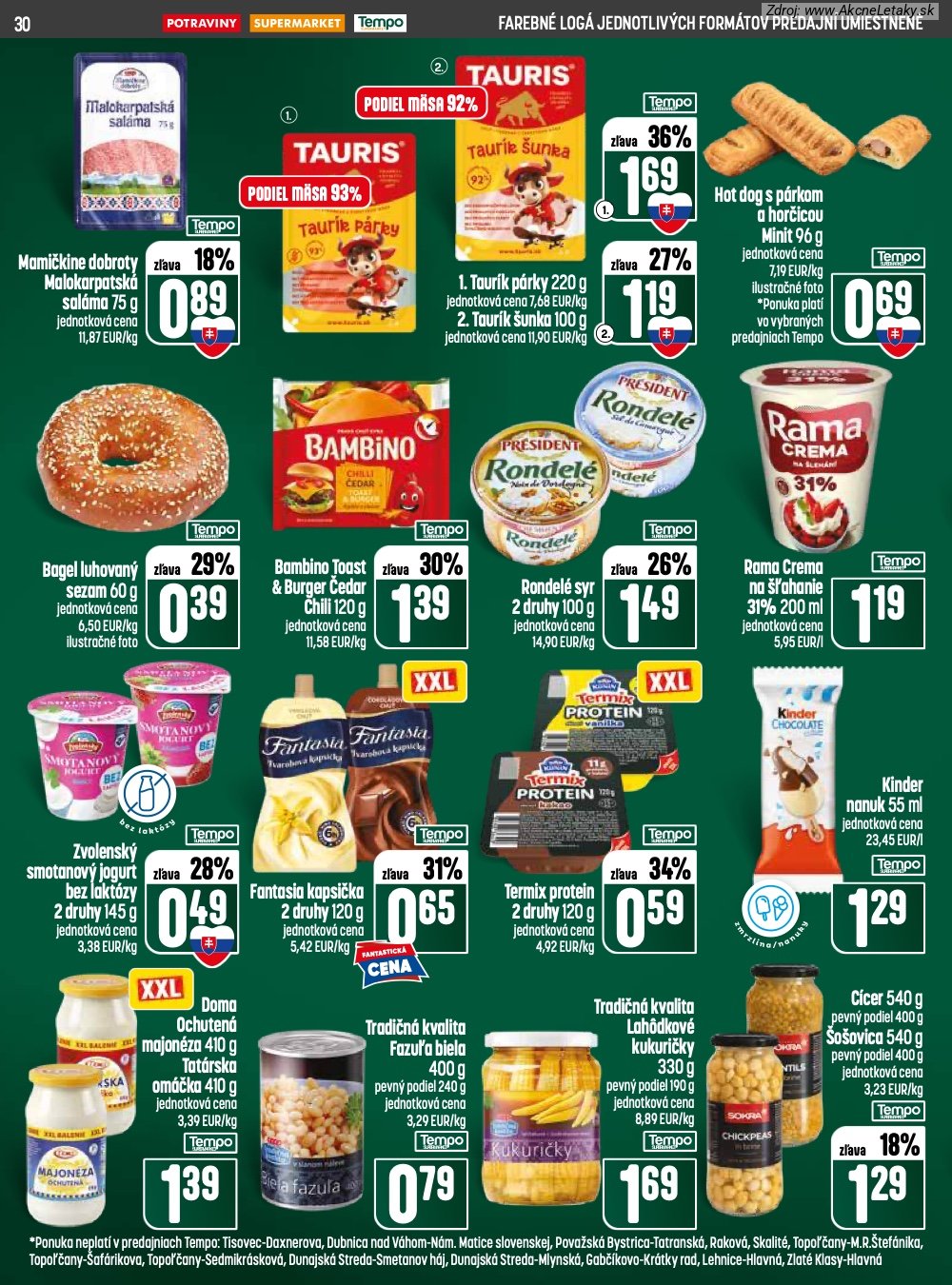 Leták COOP Jednota (11. 6. - 17. 6. 2026) - strana 30 z 32