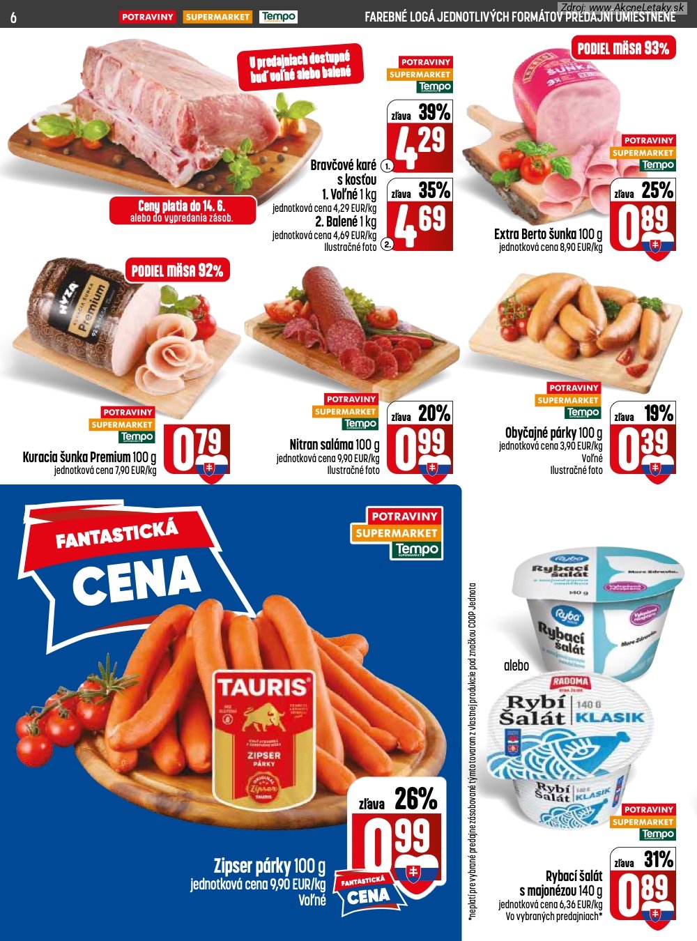 Leták COOP Jednota (11. 6. - 17. 6. 2026) - strana 6 z 32
