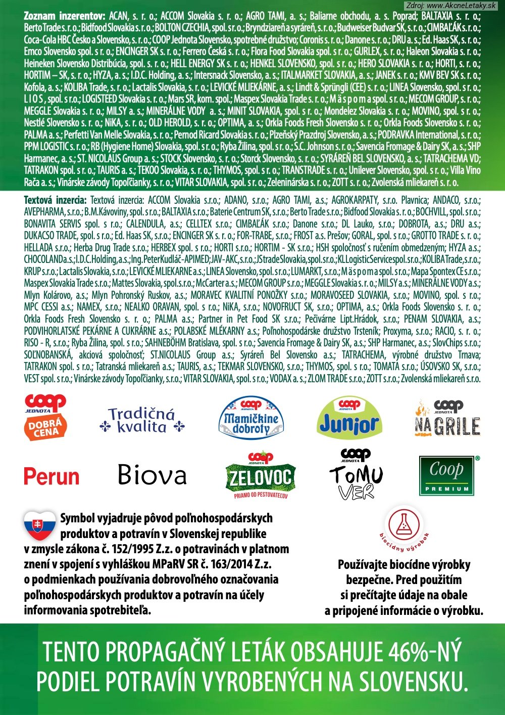 Leták COOP Jednota - strana 60