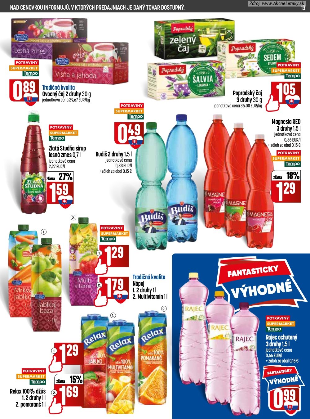 Leták COOP Jednota (18. 6. - 24. 6. 2026) - strana 13 z 32
