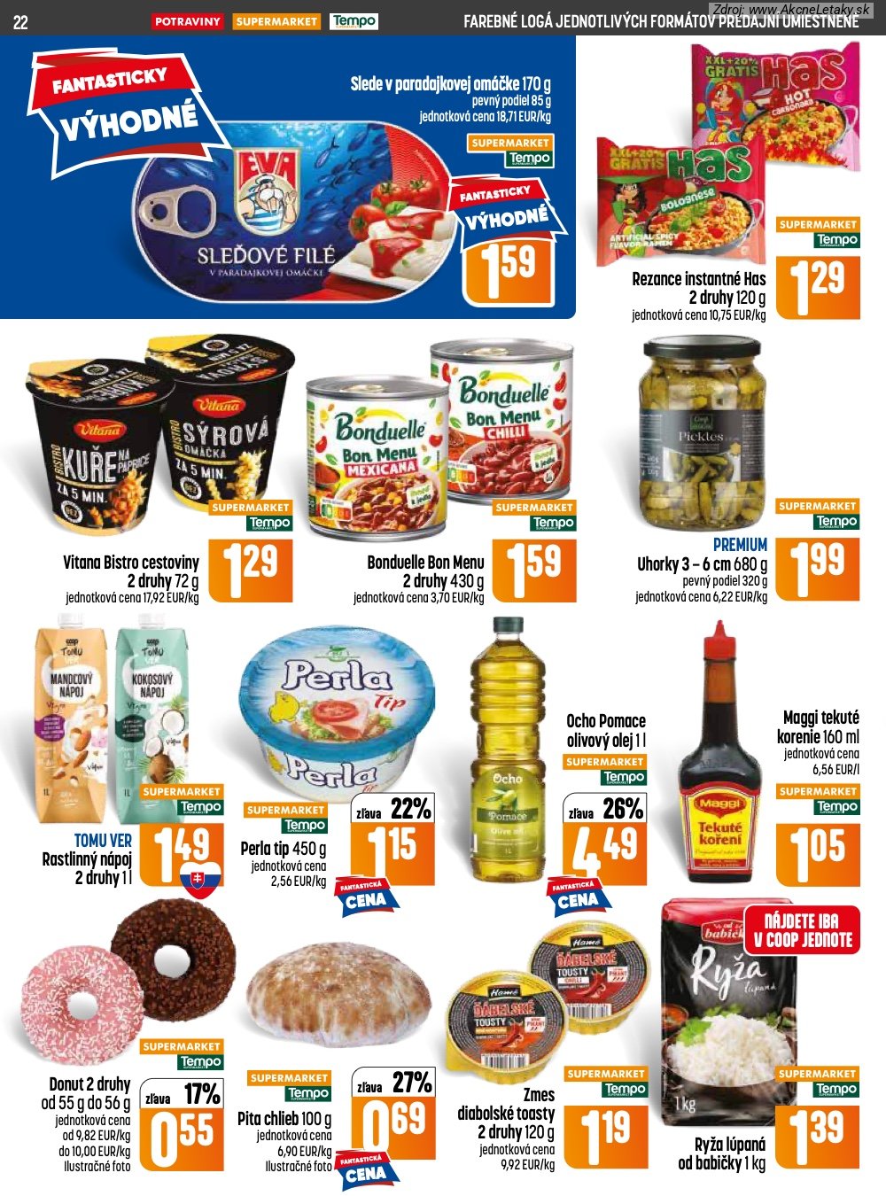 Leták COOP Jednota (18. 6. - 24. 6. 2026) - strana 22 z 32