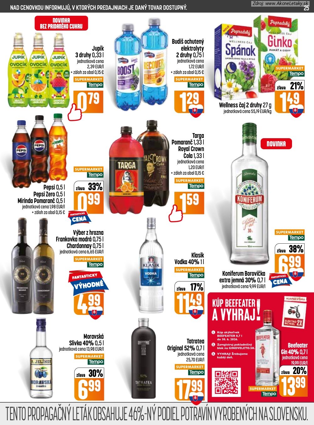 Leták COOP Jednota (18. 6. - 24. 6. 2026) - strana 25 z 32