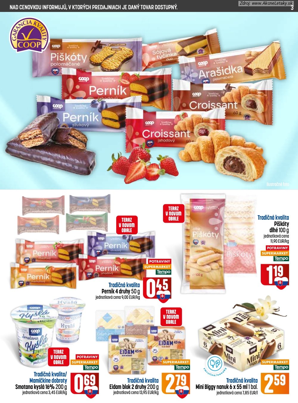 Leták COOP Jednota (18. 6. - 24. 6. 2026) - strana 3 z 32