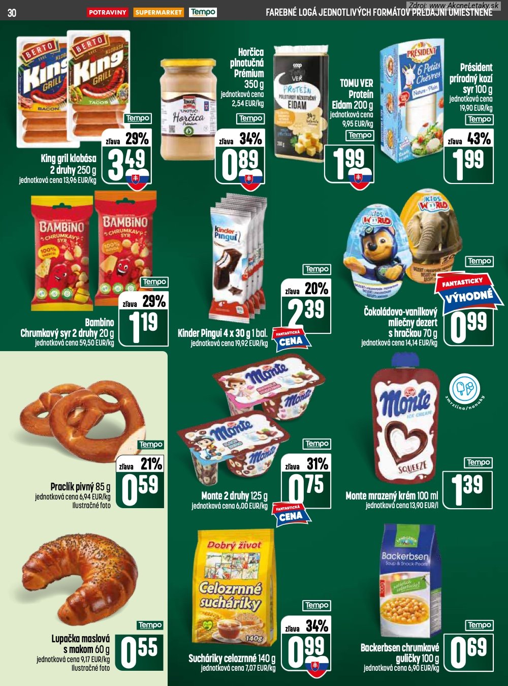 Leták COOP Jednota (18. 6. - 24. 6. 2026) - strana 30 z 32