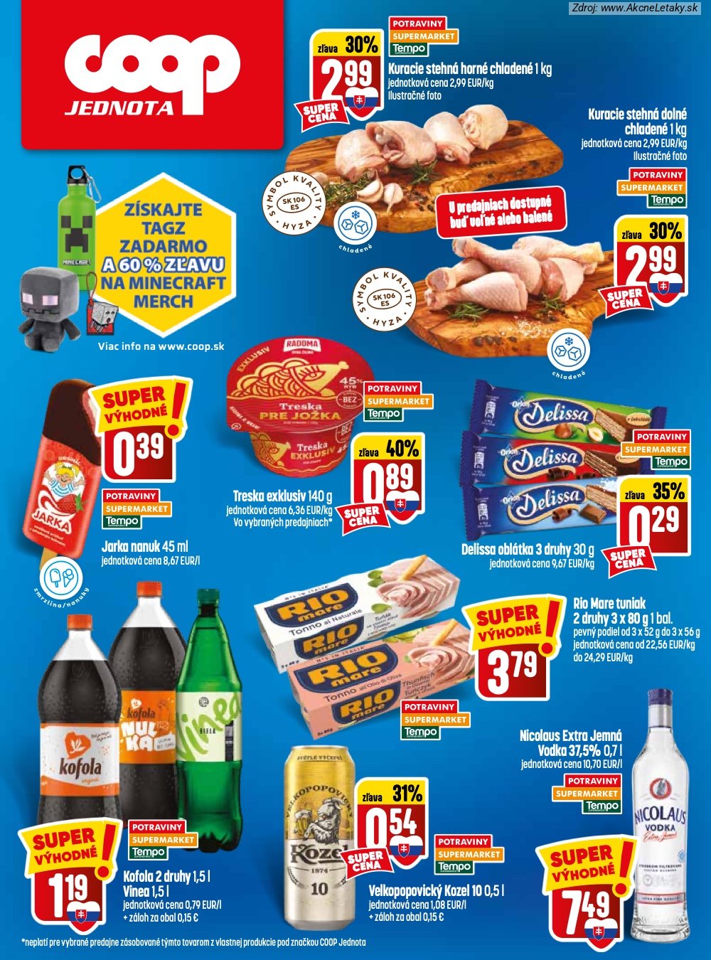 Leták COOP Jednota (18. 6. - 24. 6. 2026) - strana 32 z 32