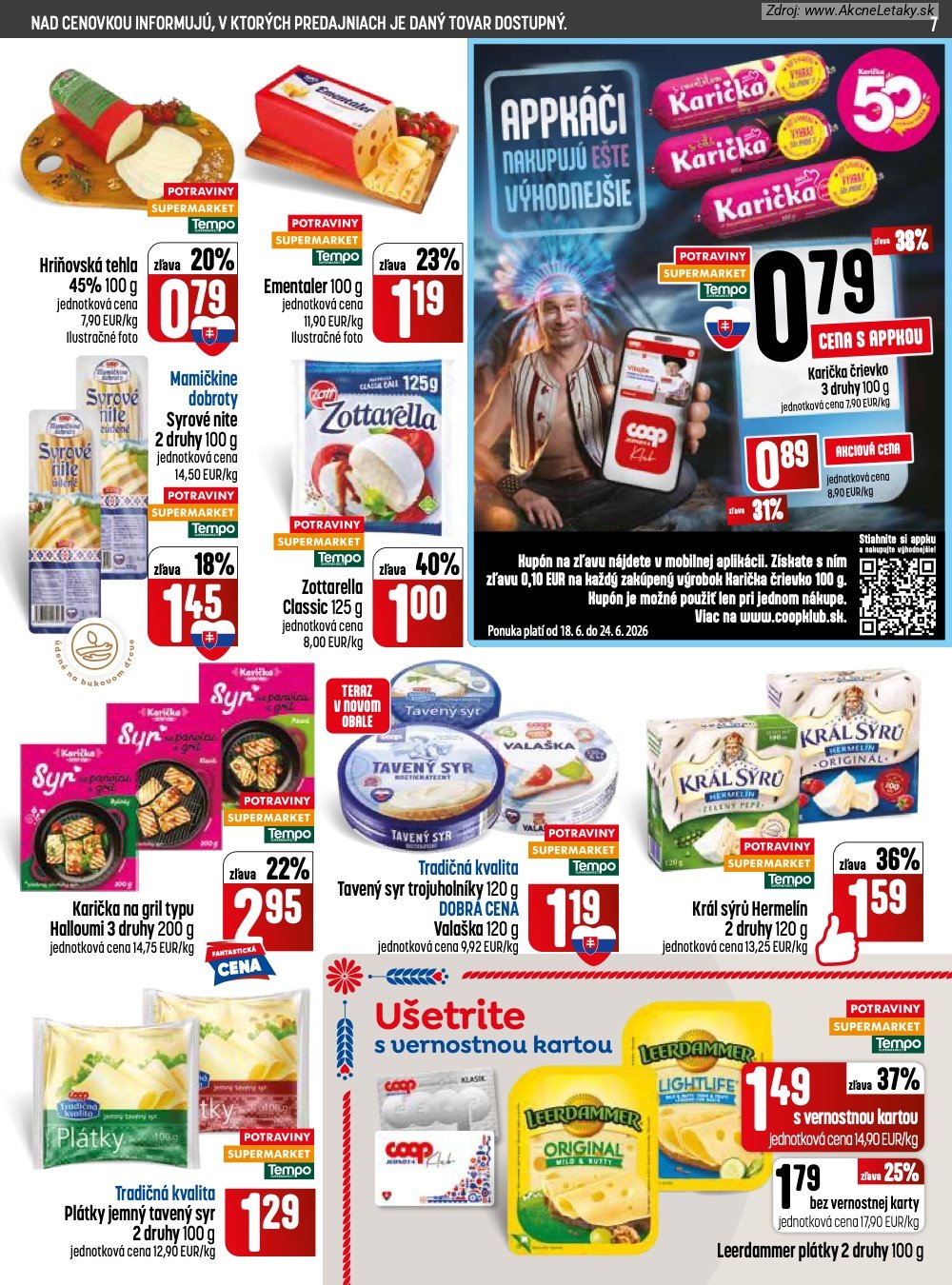 Leták COOP Jednota (18. 6. - 24. 6. 2026) - strana 7 z 32