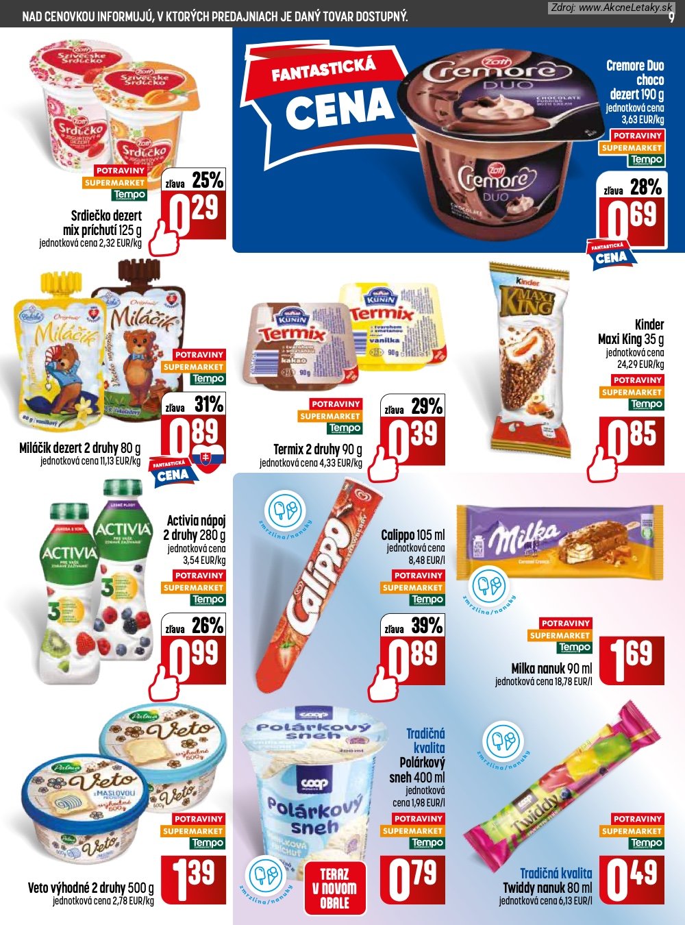 Leták COOP Jednota (18. 6. - 24. 6. 2026) - strana 9 z 32