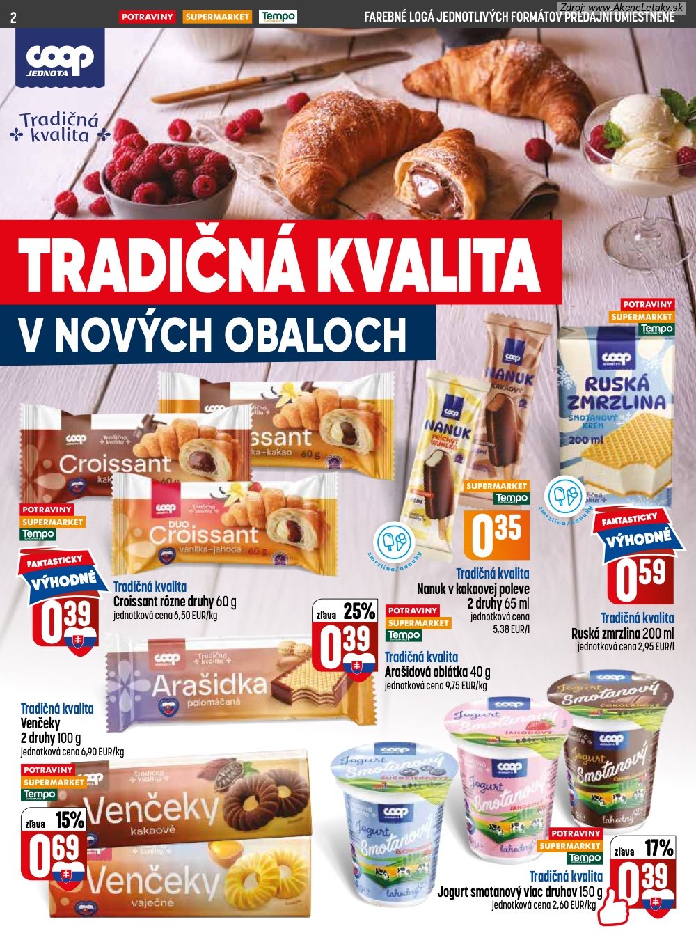 Leták COOP Jednota (25. 6. - 1. 7. 2026) - strana 2 z 32