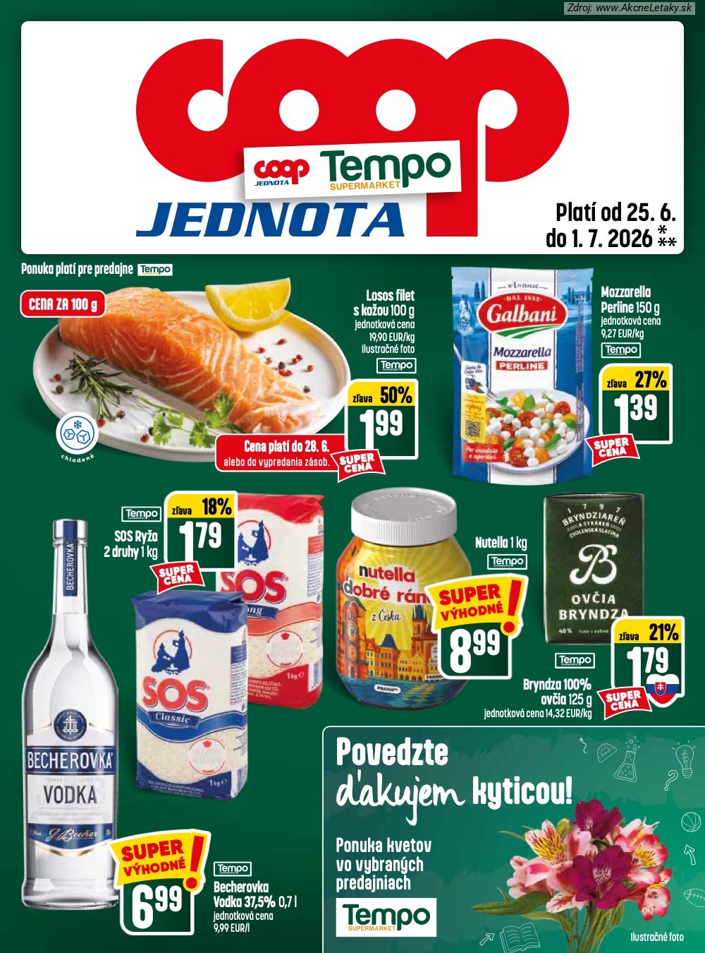 Leták COOP Jednota (25. 6. - 1. 7. 2026) - strana 29 z 32