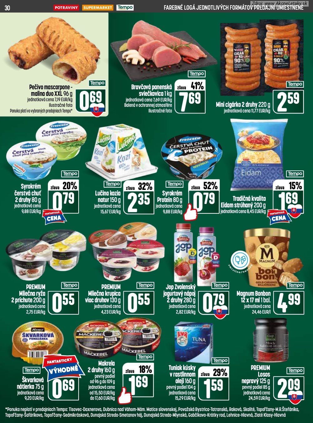 Leták COOP Jednota (25. 6. - 1. 7. 2026) - strana 30 z 32