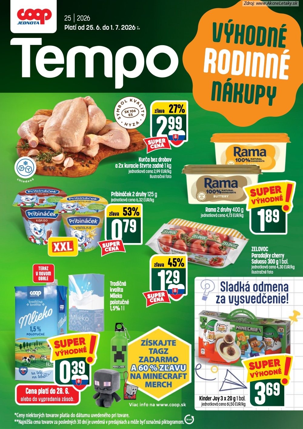 Leták COOP Jednota - strana 1