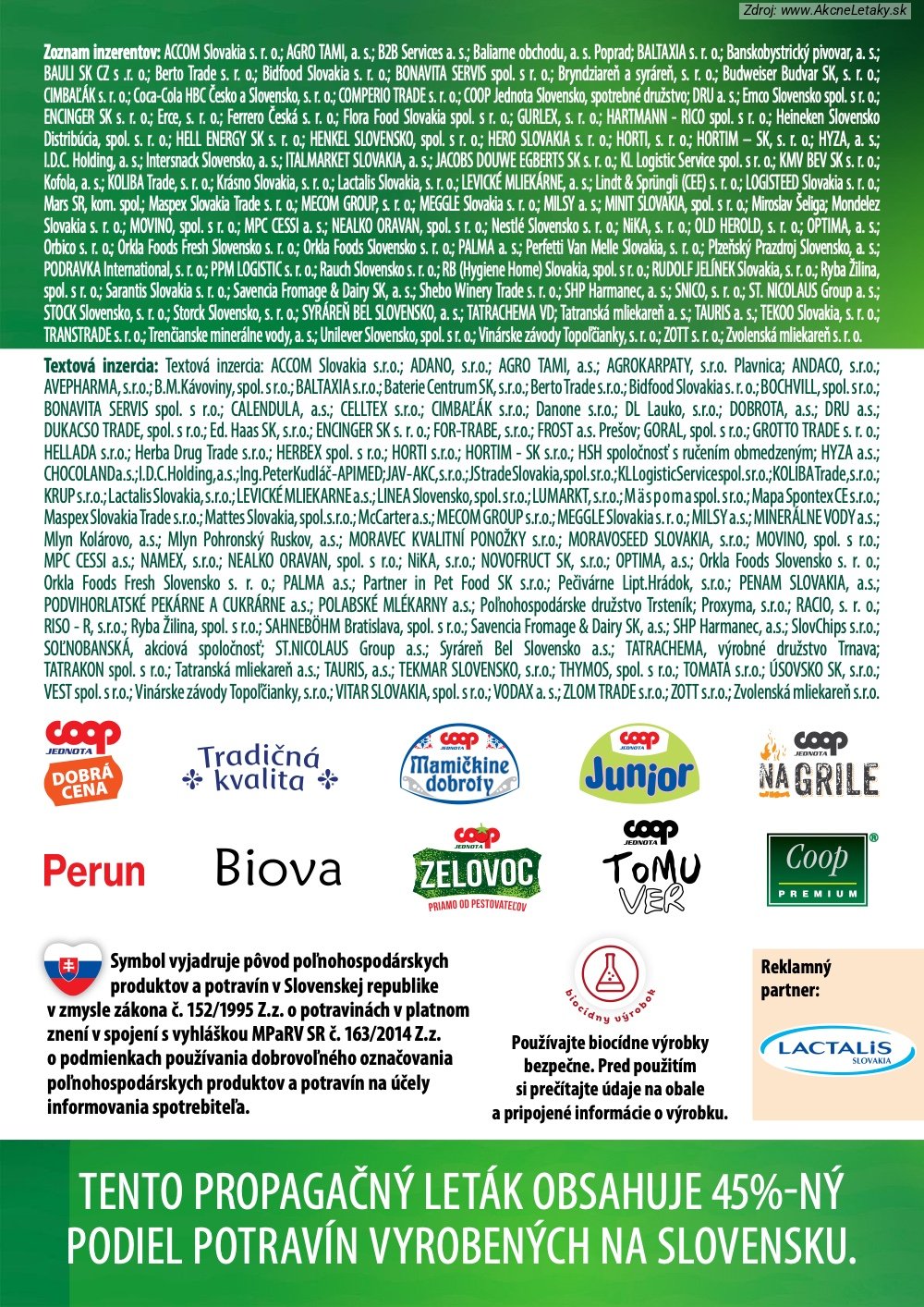 Leták COOP Jednota - strana 60