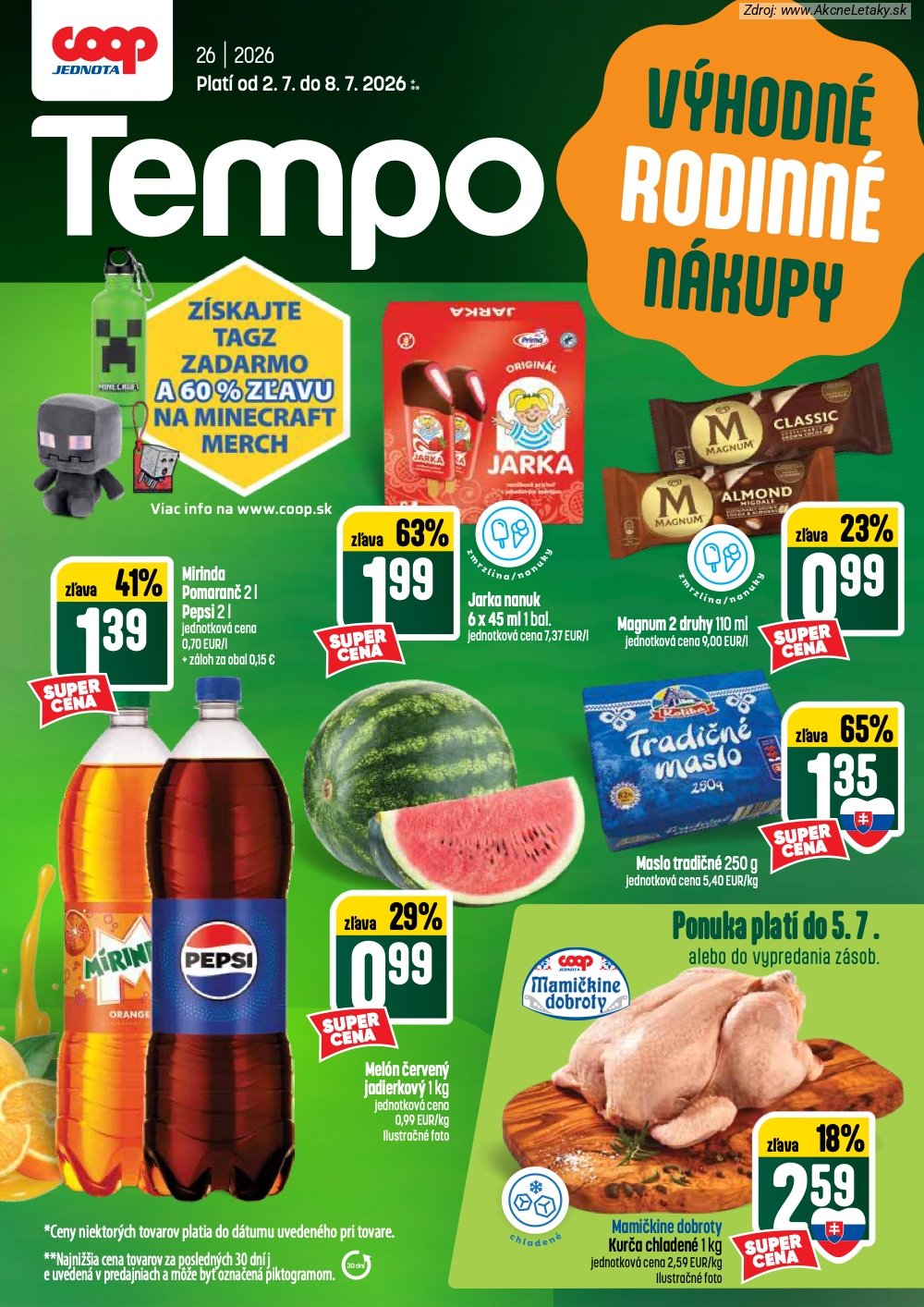 Leták COOP Jednota - strana 1