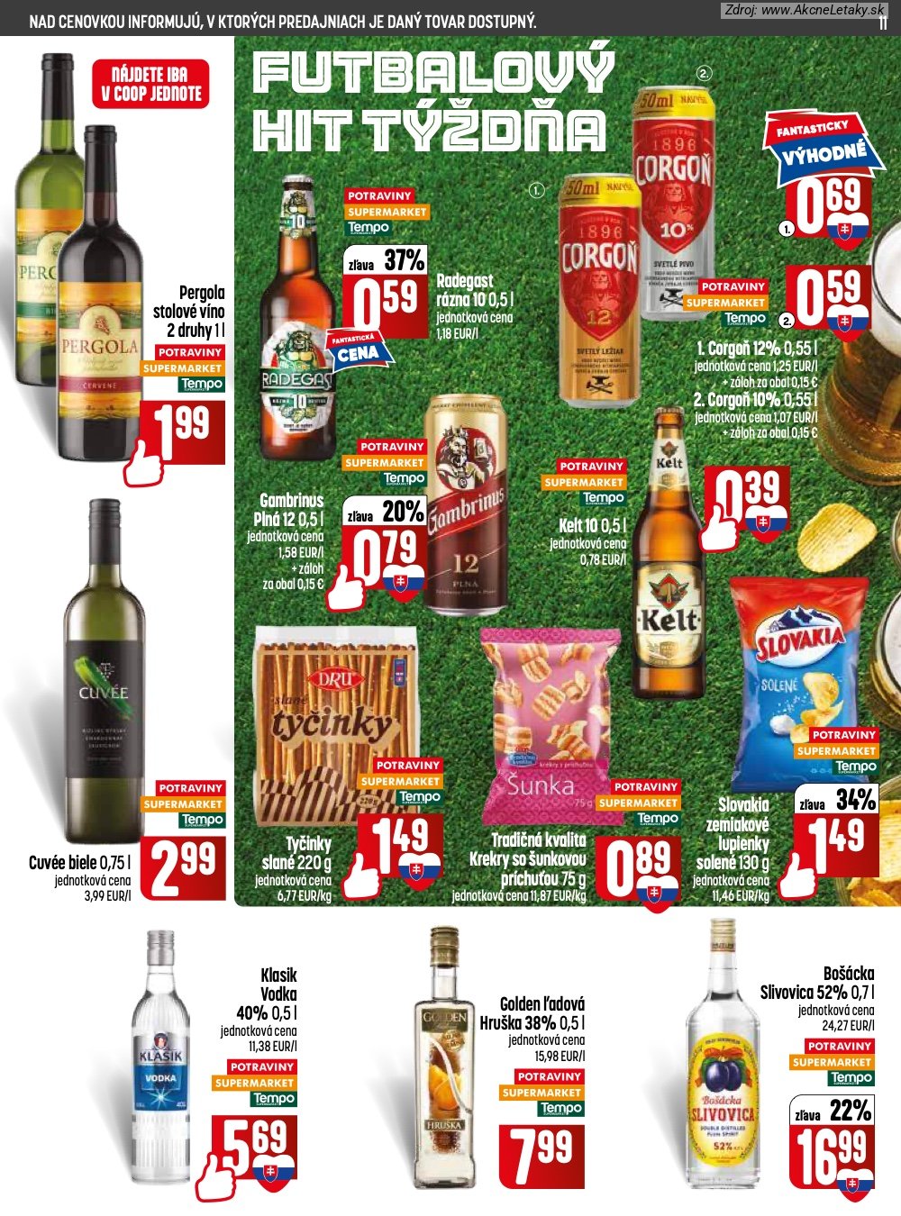 Leták COOP Jednota (2. 7. - 8. 7. 2026) - strana 11 z 28