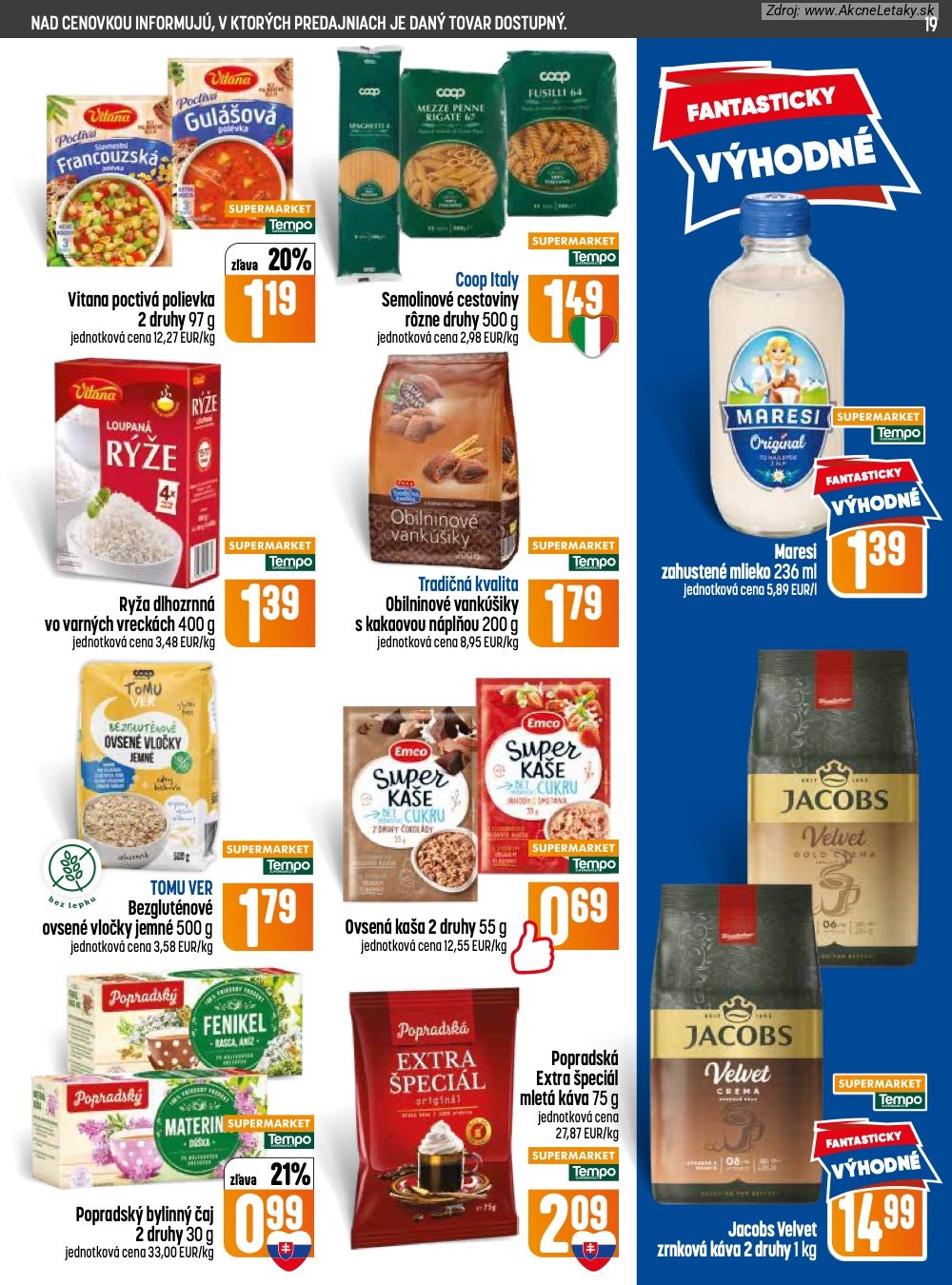 Leták COOP Jednota (2. 7. - 8. 7. 2026) - strana 19 z 28