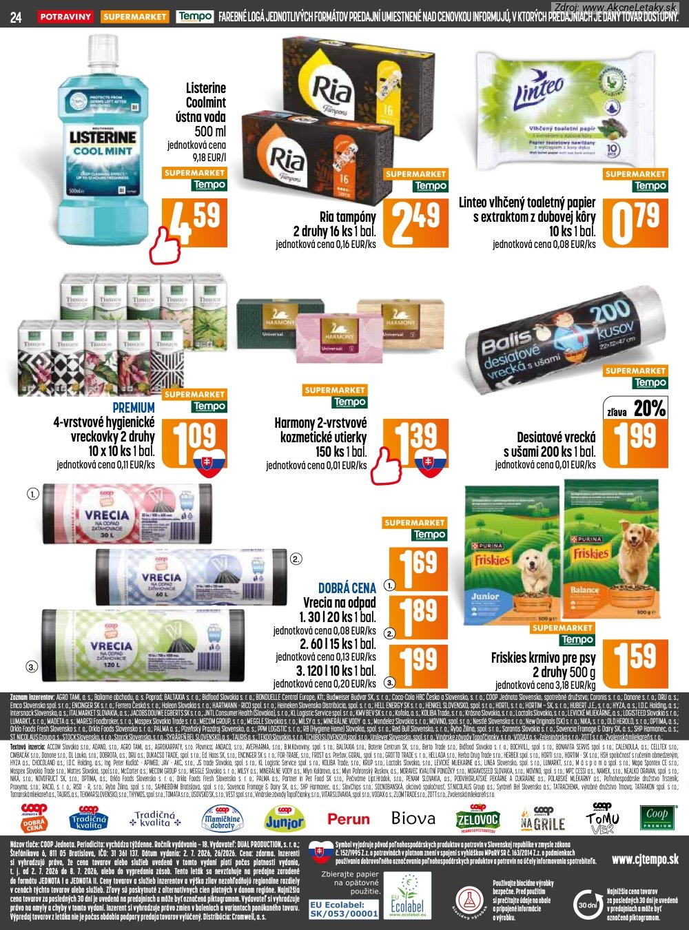 Leták COOP Jednota (2. 7. - 8. 7. 2026) - strana 24 z 28