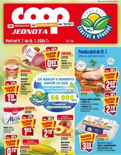 Leták COOP Jednota