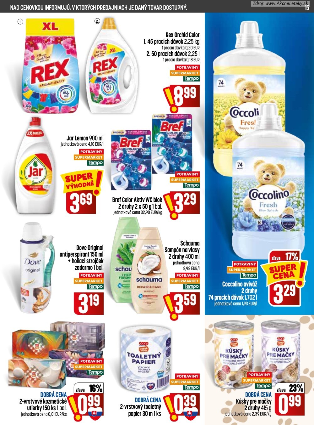 Leták COOP Jednota - strana 15