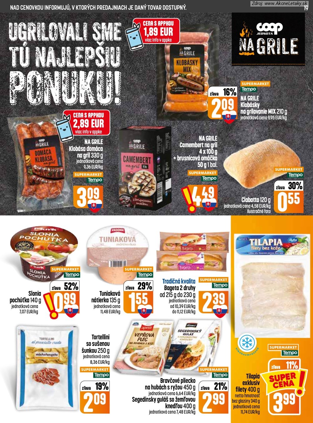 Leták COOP Jednota (9. 7. - 15. 7. 2026) - strana 19 z 32